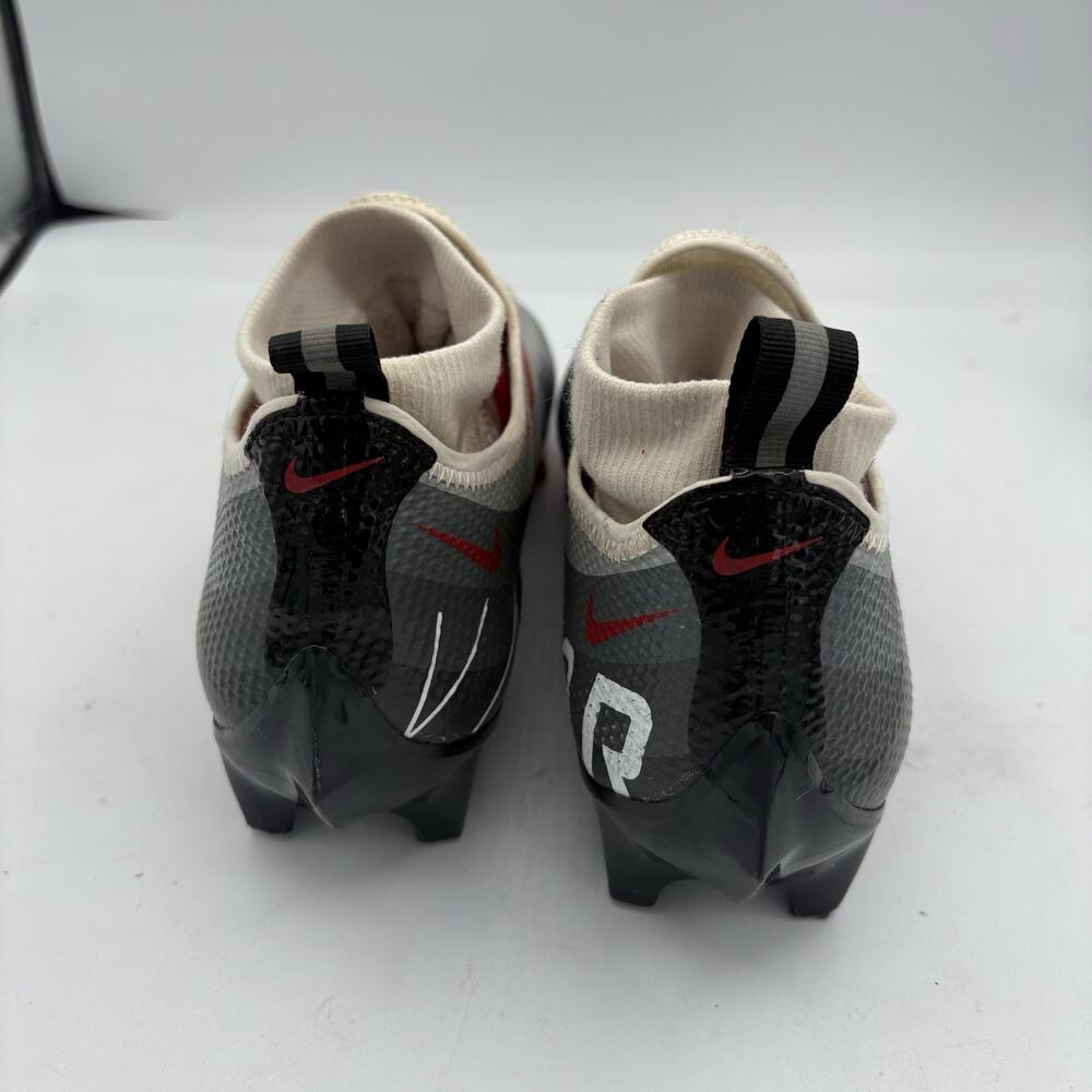 Nike Vapor Mens Soccer Cleats White Gray Black Red - Picture 7 of 10